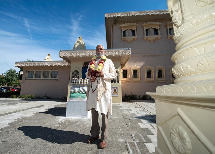 Pandit Shri Brahmrishi van Hindoecentrum Sewa Dhaam ©Mylène Siegers