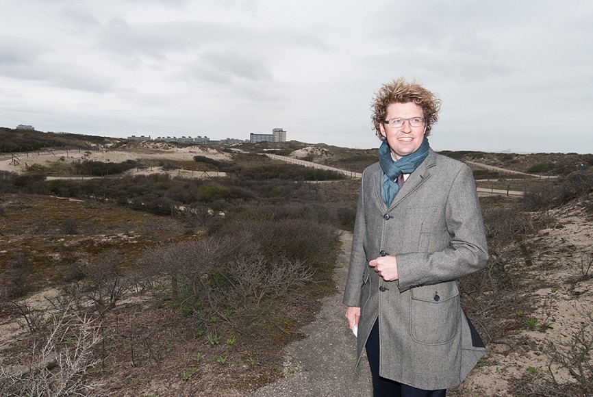 Toenmalig wethouder in Den Haag Sander Dekker in Westduinpark. Huidig minister voor Rechtsbescherming ©Mylene Siegers